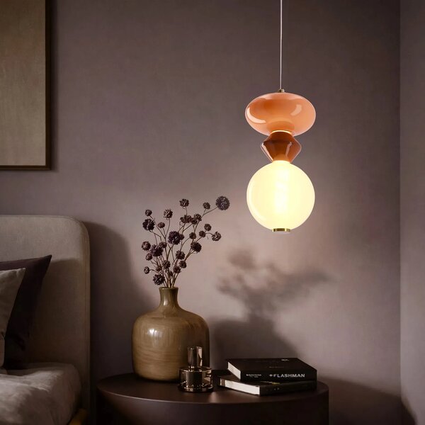 Szklana geometryczna lampa wisząca M0-M83
