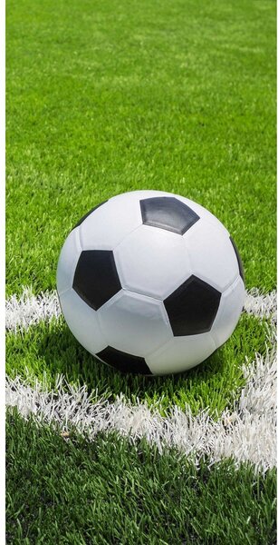 Zielony bawełniany ręcznik dziecięcy 70x140 cm Football – Jerry Fabrics