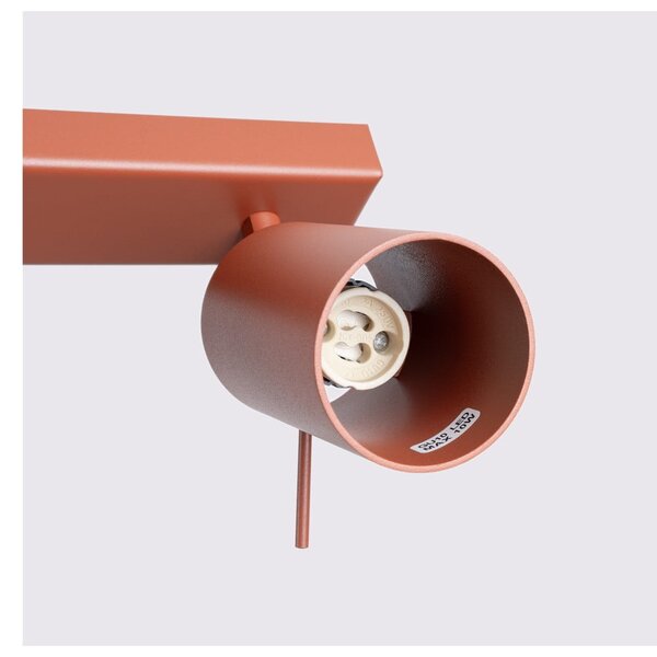 Ceglasta lampa punktowa 6x117 cm Etna – Sollux