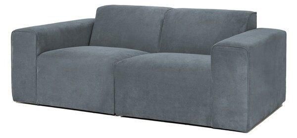 Szara sztruksowa sofa 202 cm Sting – Scandic