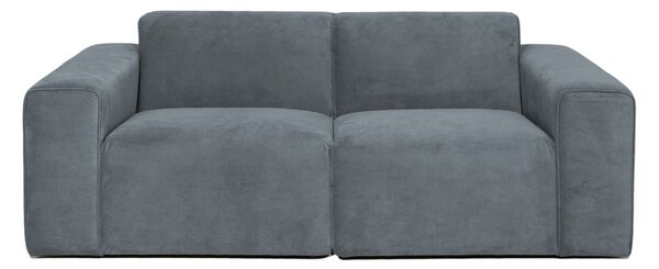 Szara sztruksowa sofa 202 cm Sting – Scandic