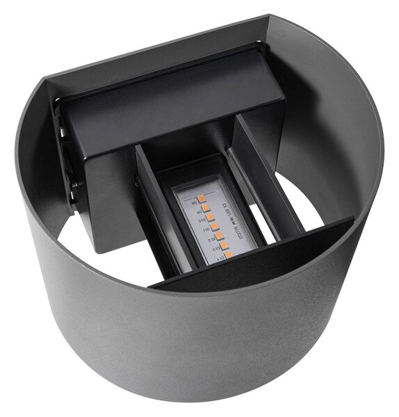 Zewnętrzna Lampa Nordlux, Milda, czarny, aluminium, nowoczesny