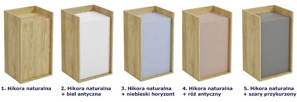 Szafka modułowa 83cm hikora + szary przykurzony Z8-B30
