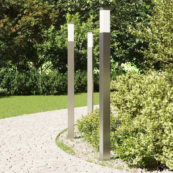 Słupki oświetleniowe 3 szt. 110 cm Stal nierdzewna IP44