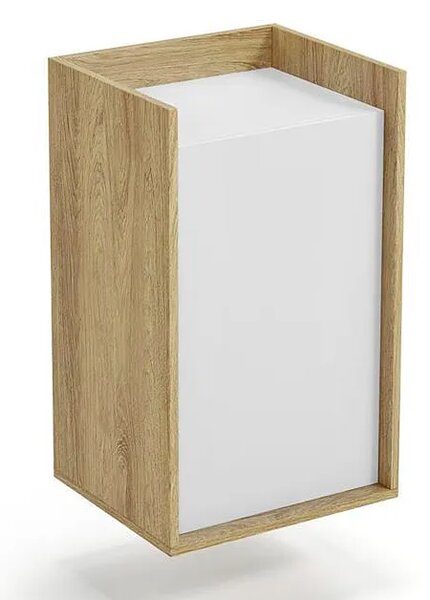 Szafka modułowa 83cm hikora + biel alpejska F7-L85