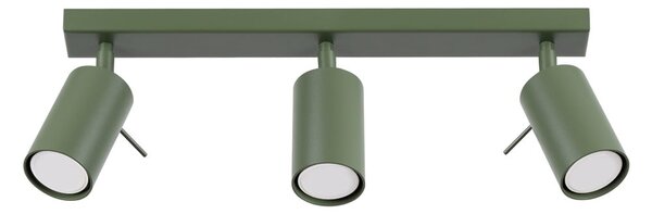 Zielona lampa punktowa 6x45 cm Etna – Sollux