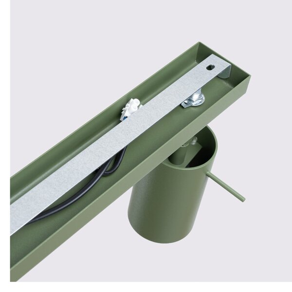 Zielona lampa punktowa 6x45 cm Etna – Sollux