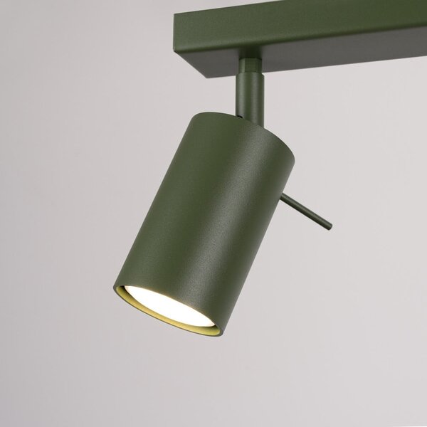 Zielona lampa punktowa 6x45 cm Etna – Sollux