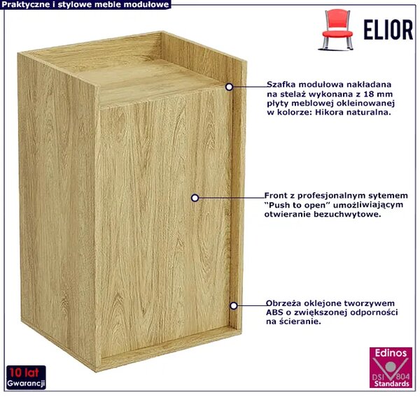 Szafka modułowa 83cm hikora naturalna W9-F45