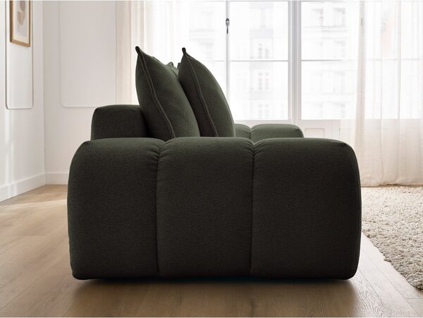 Zielona sofa z tkaniny szenilowej 278 cm Everest – Bobochic Paris