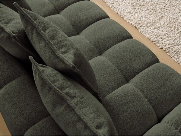 Zielona sofa z tkaniny szenilowej 278 cm Everest – Bobochic Paris