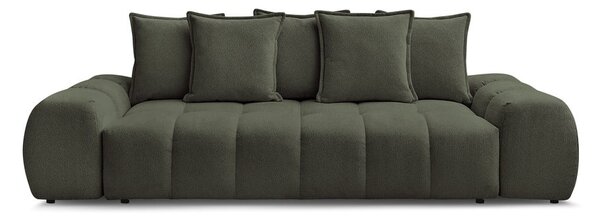 Zielona sofa z tkaniny szenilowej 278 cm Everest – Bobochic Paris