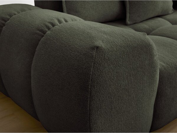 Zielona sofa z tkaniny szenilowej 278 cm Everest – Bobochic Paris