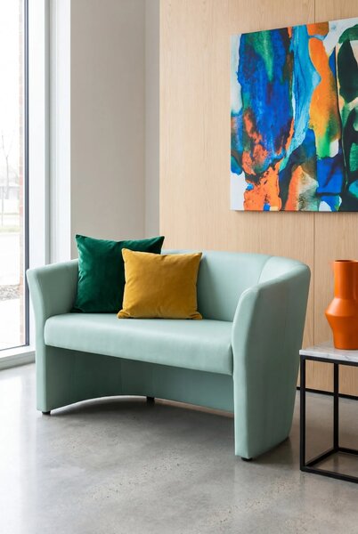 Miętowa sofa w stylu nowoczesnym B1-G25
