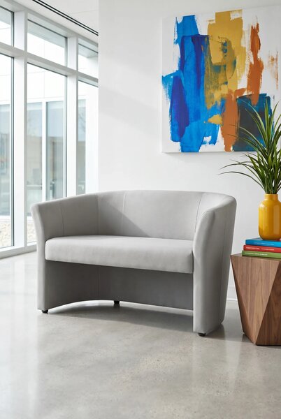 Szara sofa nowoczesna dwuosobowa G6-L76