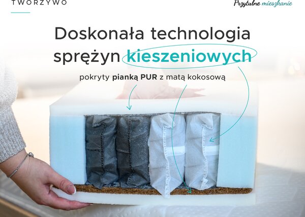 Materac kokosowy COCO MAXI 20 cm 80 x 200 cm Ochrona materaca: BEZ ochraniacz na materac