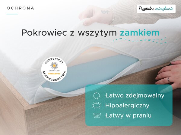 Materac kokosowy COCO MAXI 20 cm 80 x 200 cm Ochrona materaca: BEZ ochraniacz na materac