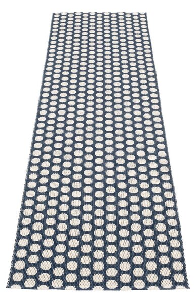 Ciemnoniebieski chodnik odpowiedni na zewnątrz 70x250 cm Noa Dark Blue – Pappelina