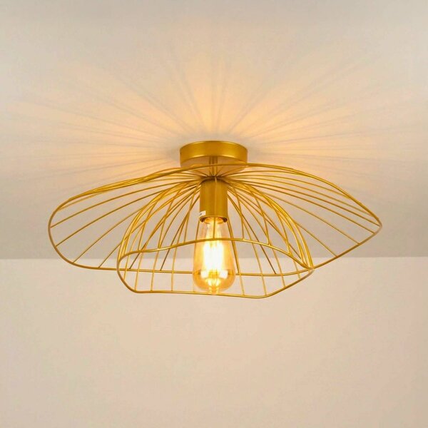 Lampa sufitowa Mantar Opviq, możliwość ściemniania, czarny, salon / jadalnia, metal, nowoczesny