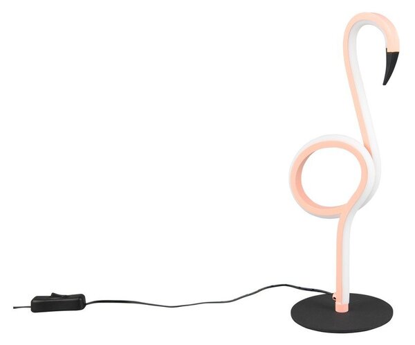Różowa lampa stołowa LED (wysokość 35 cm) Ingo – Reality