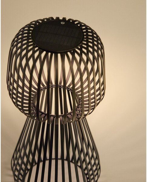 Lampa zewnętrzna stołowa LED ze ściemniaczem solarna (wysokość 42 cm) Reiba – Kave Home