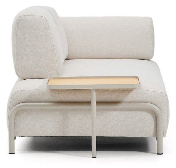 Beżowa sofa modułowa z tkaniny szenilowej 220 cm Compo – Kave Home