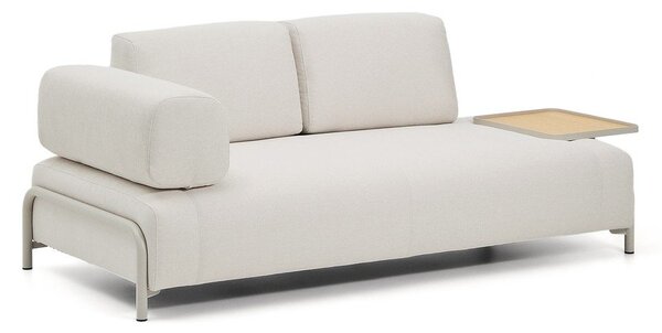 Beżowa sofa modułowa z tkaniny szenilowej 220 cm Compo – Kave Home