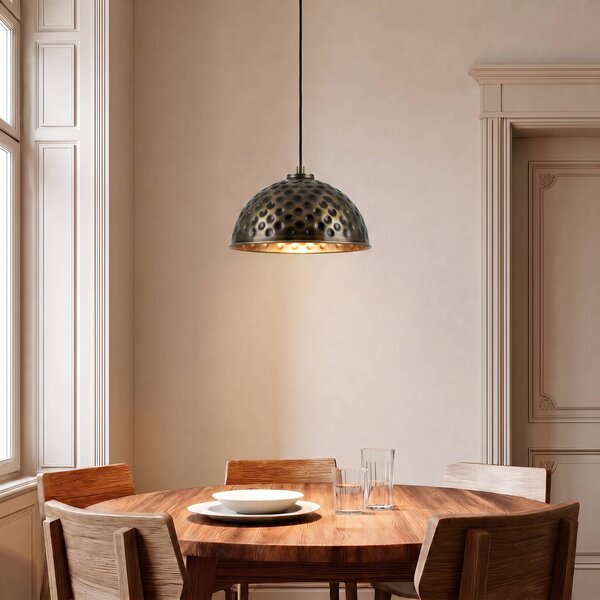 Lampa wisząca ECHO Opviq, możliwość ściemniania, brązowy / mosiężny, salon / jadalnia, metal