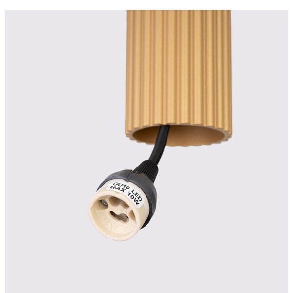 Lampa wisząca w kolorze złota Gleam – Sollux