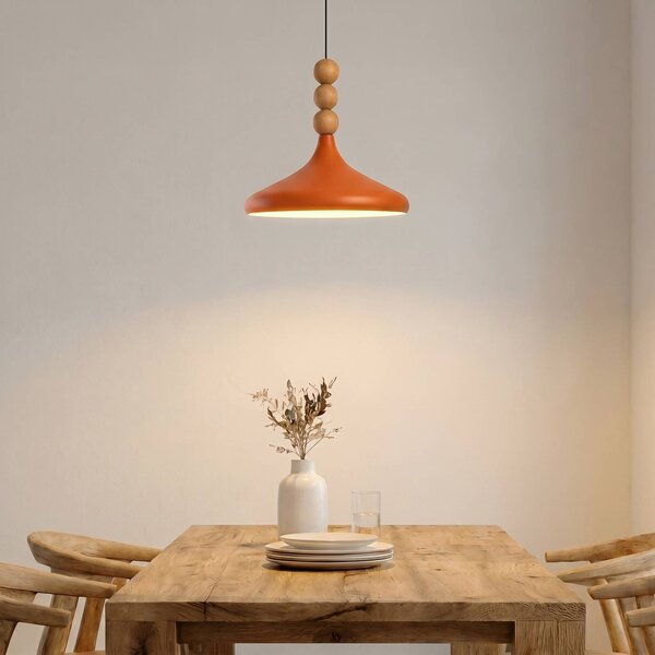 Lampa wisząca Eysan Opviq, możliwość ściemniania, żółty / pomarańczowy, salon / jadalnia, metal, skandynawski