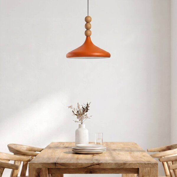 Lampa wisząca Eysan Opviq, możliwość ściemniania, żółty / pomarańczowy, salon / jadalnia, metal, skandynawski