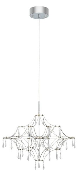 Lampa wisząca LED w kolorze srebra ø 60 cm Efesos – Markslöjd