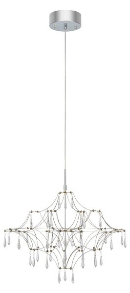 Lampa wisząca LED w kolorze srebra ø 60 cm Efesos – Markslöjd
