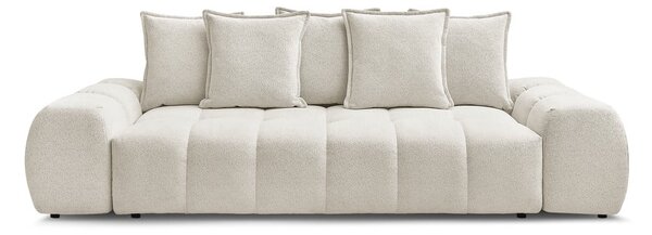 Biała sofa z tkaniny szenilowej 278 cm Everest – Bobochic Paris