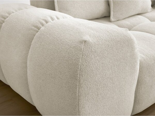 Biała sofa z tkaniny szenilowej 278 cm Everest – Bobochic Paris
