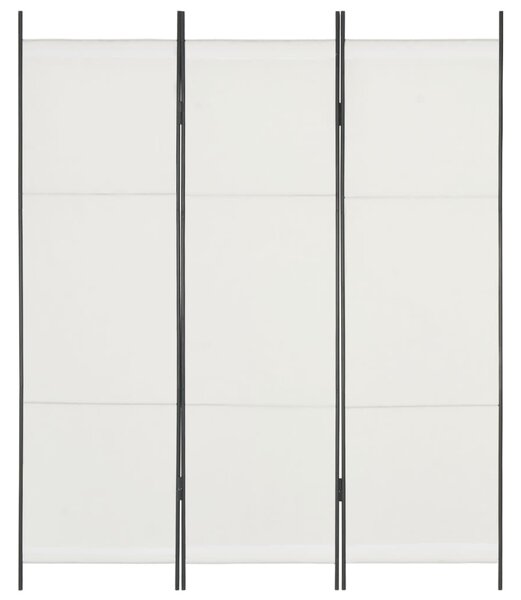 Parawan 3-panelowy, biały, 150 x 180 cm
