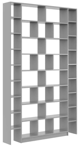 Szary wysoki regał biblioteczka na książki P4-R64