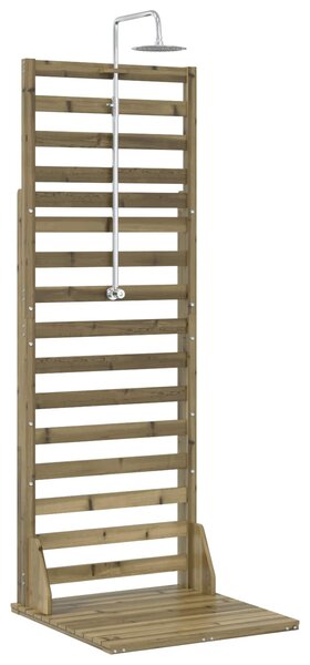 Prysznic na zewnątrz 225 cm naturalny