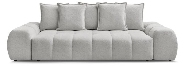 Jasnoszara sofa z tkaniny szenilowej 278 cm Everest – Bobochic Paris