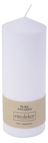 Biała świeczka Eco candles by Ego dekor Top, 30 h