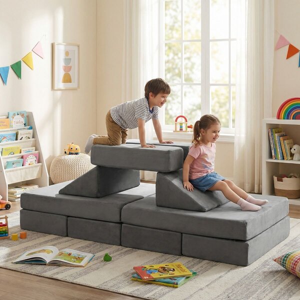 12-częściowa modułowa piankowa sofa dla dzieci
