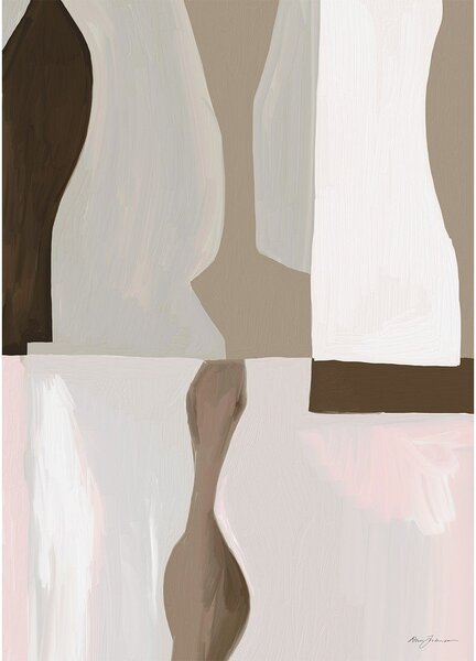 Plakat 50x70 cm Pastels en Forme – Anna Johansson – The Poster Club