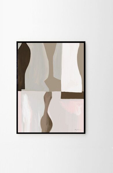 Plakat 50x70 cm Pastels en Forme – Anna Johansson – The Poster Club