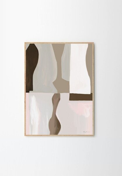 Plakat 50x70 cm Pastels en Forme – Anna Johansson – The Poster Club