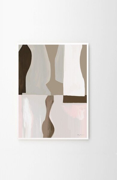 Plakat 50x70 cm Pastels en Forme – Anna Johansson – The Poster Club