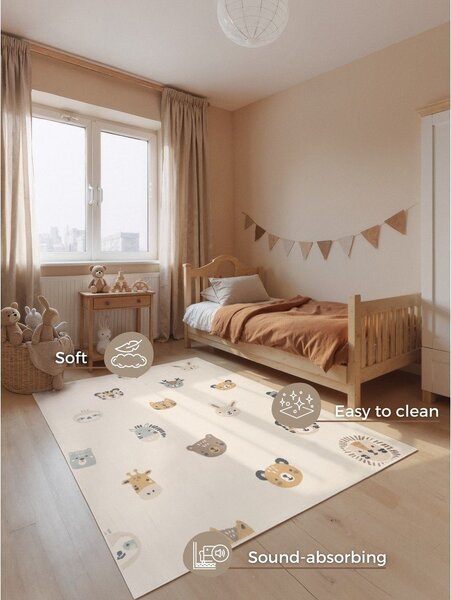 Dywan dziecięcy 200x290 cm Tiny Zoo – Hanse Home