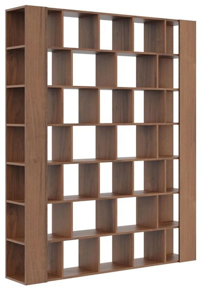 Orzechowy regał biblioteczka do salonu Z1-C52