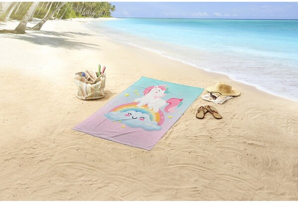 Aksamitny ręcznik plażowy dla dzieci 75x150 cm Sweety – Good Morning