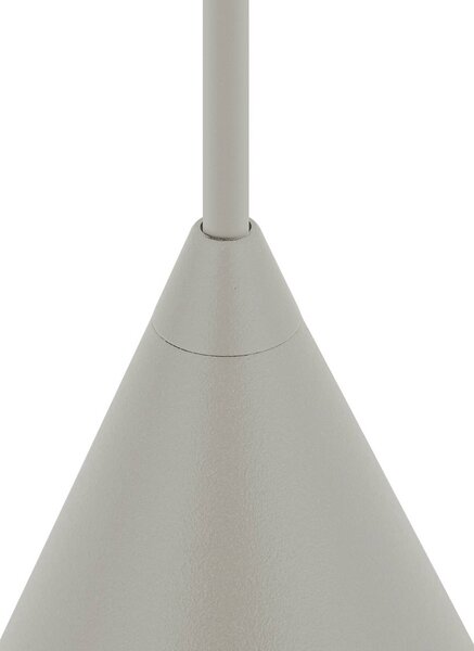 Lampa wisząca ZENITH Nowodvorski Lighting, możliwość ściemniania, aluminiowy / szary / cynkowy, salon / jadalnia, metal, nowoczesny