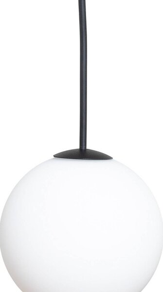 Lampa wisząca szklana Hängelampe SNOWBALL Nowodvorski Lighting, możliwość ściemniania, biały / opal, salon / jadalnia, szkło
